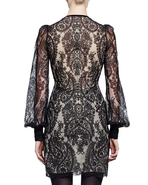 alexander mcqueen long sleeve dress.